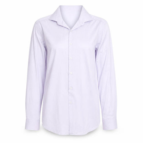 DKNY Women's Purple Slim Fit Long Sleeve Button-Up Shirt M