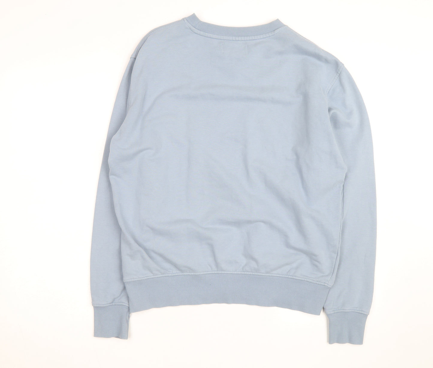 Marks and Spencer Men's Blue Shark Graphic Pullover Sweatshirt Medium