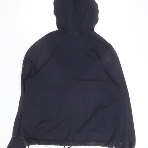 Escada Sport Unisex Blue XL Pullover Hoodie Classic Cotton Blend