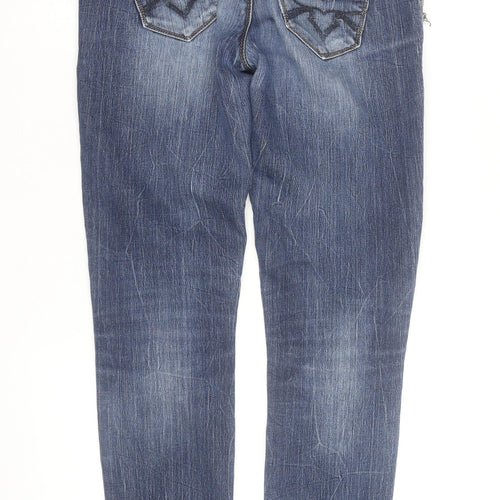 DR Denim Men's Blue Slim Fit Stretch Jeans Size 29
