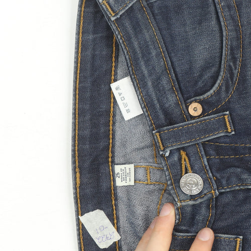 True Religion Women Blue Size 25 Straight Stretch Denim Jeans