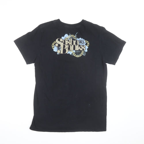 WWE Authentic Men's Black Sasha Banks Legit Boss Graphic T-Shirt M