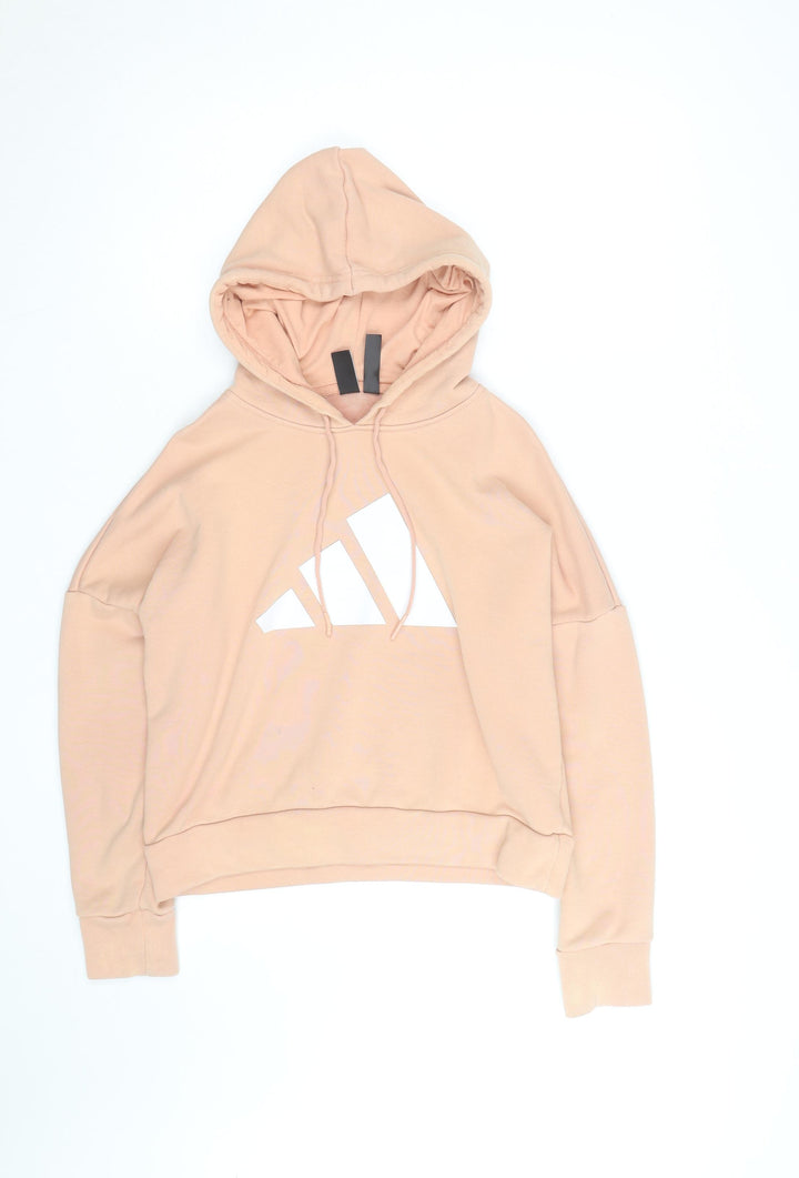 Adidas Women’s Peach Hoodie Size 10 Pullover Hooded Sweatshirt