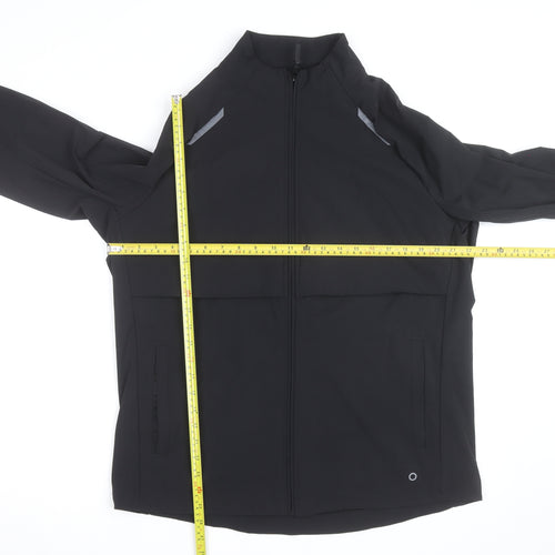 Marks and Spencer Goodmove Men's Black Large Windbreaker Jacket