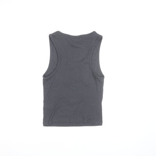 NBA Women’s Black Los Angeles Lakers Cropped Tank Top Size M
