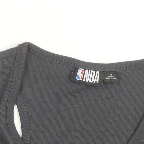 NBA Women’s Black Los Angeles Lakers Cropped Tank Top Size M