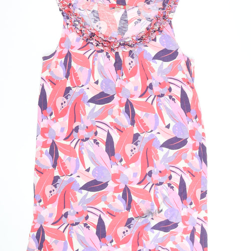 Bardot Women's Multicoloured Floral Ruffle Shift Dress L