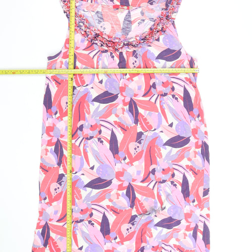 Bardot Women's Multicoloured Floral Ruffle Shift Dress L