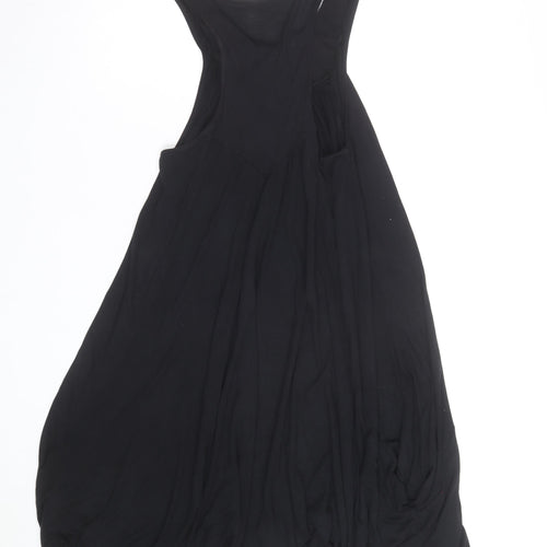 Marks and Spencer Limited Collection Women’s Black Beaded Bubble Hem Dress Size 12