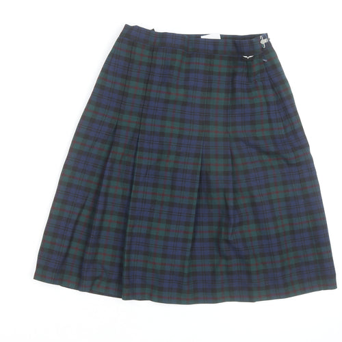 Hunter Women's Multicoloured Pleated Check Skirt Size 8