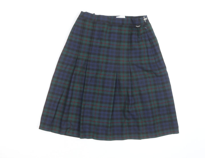 Hunter Women's Multicoloured Pleated Check Skirt Size 8