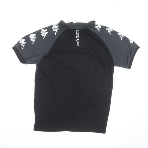 Kappa Men’s Black Rugby World Cup Polo Shirt Medium