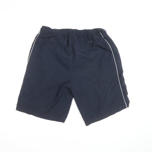 Champion Men's Blue XL Athletic Sweat Shorts with Logo