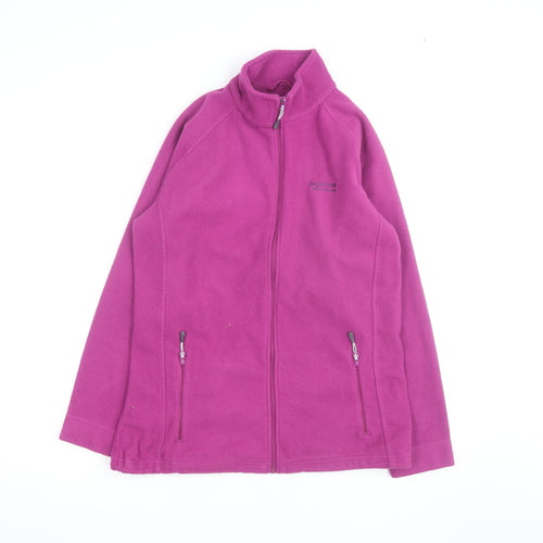 Regatta Womens Pink Fleece Full Zip Activewear Jacket Size 10
