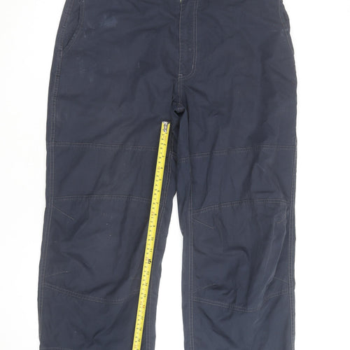 Firetrap Men’s Blue Cargo Trousers L 32x31 Cotton Drawstring