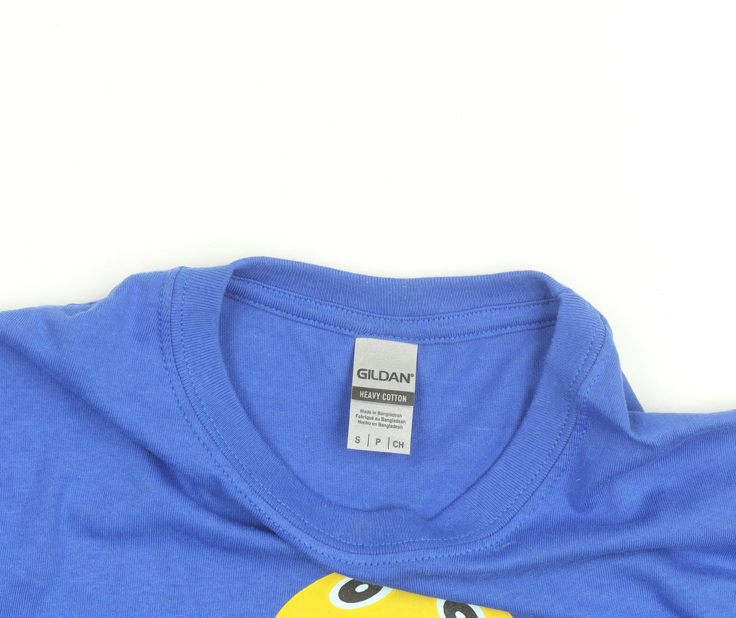 Gildan Men's Blue Zippy 'Hello Everybody' Graphic T-Shirt Size S