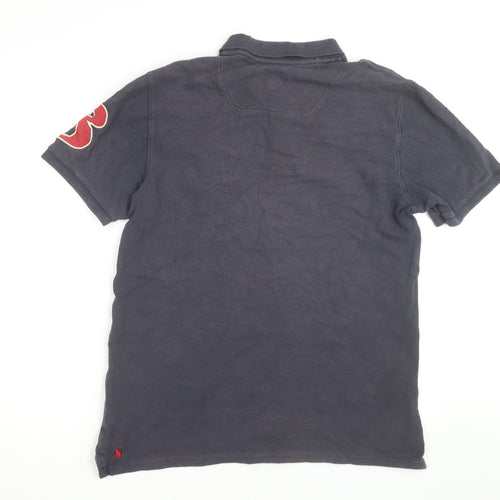 Joules Men’s Blue Classic Fit Polo Shirt Size M Embroidered Logo