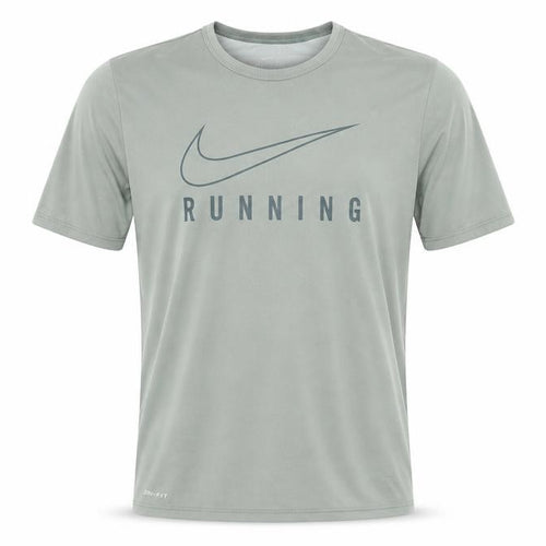 Nike Men's Grey Dri-FIT Running T-Shirt Size S Athletic Fit