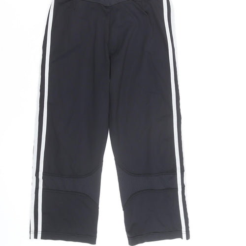 Adidas Womens Black Capri Activewear Trousers Size M
