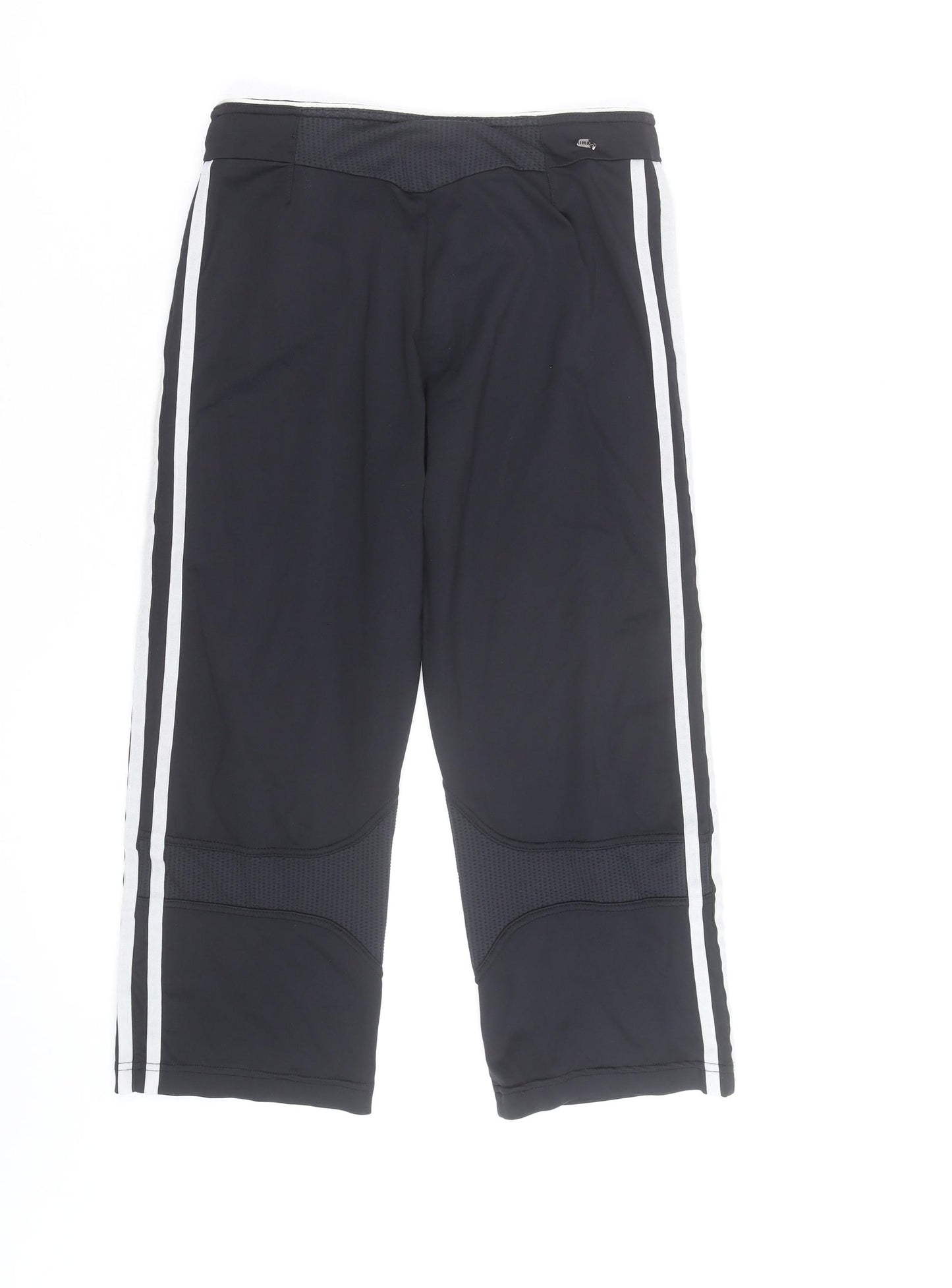 Adidas Womens Black Capri Activewear Trousers Size M