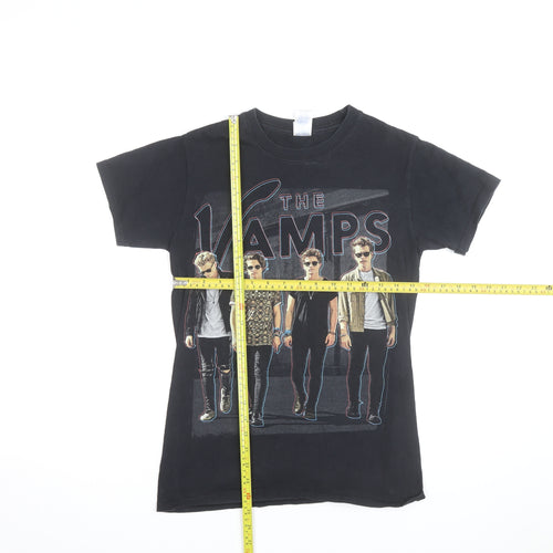 Gildan Men's Black The Vamps World Tour 2015 Band T-Shirt Size S