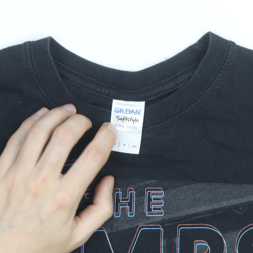 Gildan Men's Black The Vamps World Tour 2015 Band T-Shirt Size S