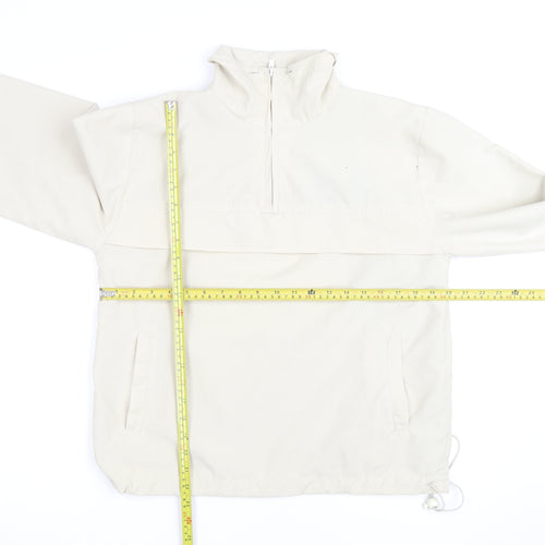Heaven Women's Beige Size 10 Lightweight 1/2 Zip Anorak Jacket