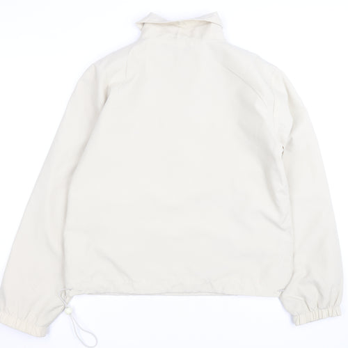 Heaven Women's Beige Size 10 Lightweight 1/2 Zip Anorak Jacket