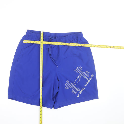 Under Armour Mens Blue Quick Dry Sports Shorts Size L