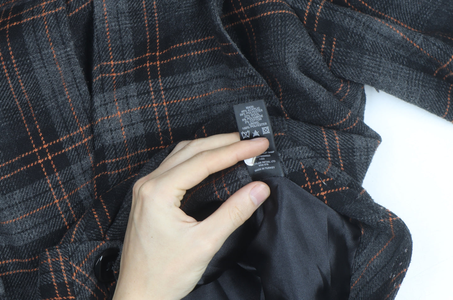 Be Beau Women's Grey Check Blazer Jacket Size 18 Lined Tweed Workwear