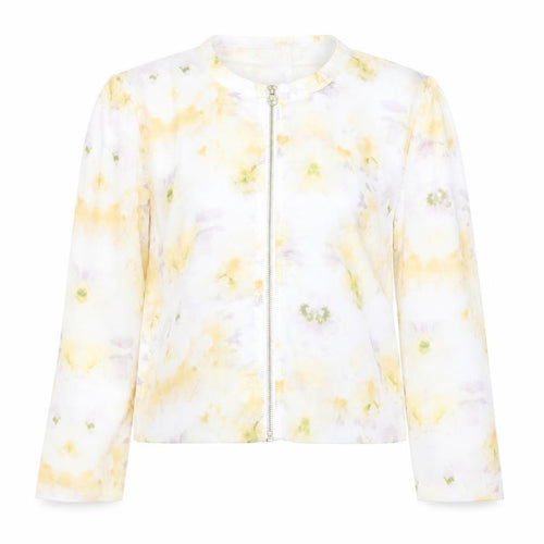 Golddigga Women’s Floral Zip Chiffon Blouse Size 12 Multicoloured