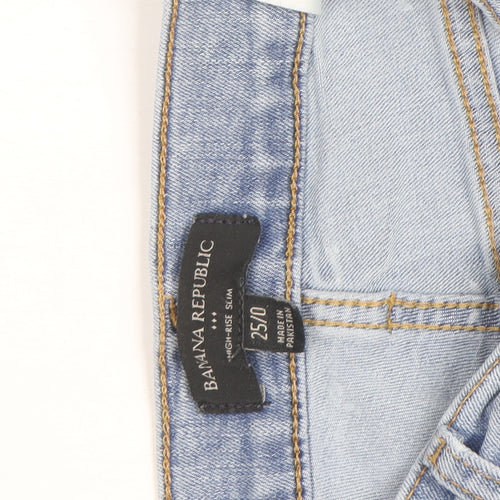 Banana Republic Women's Blue High Rise Slim Jeans Size 8