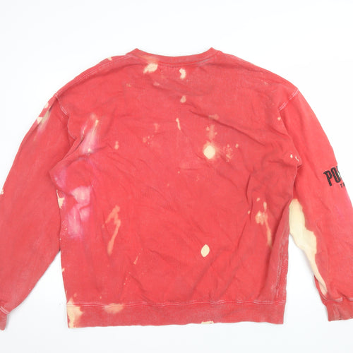 NBA Men’s Red Tie-Dye Portland Trail Blazers Sweatshirt L