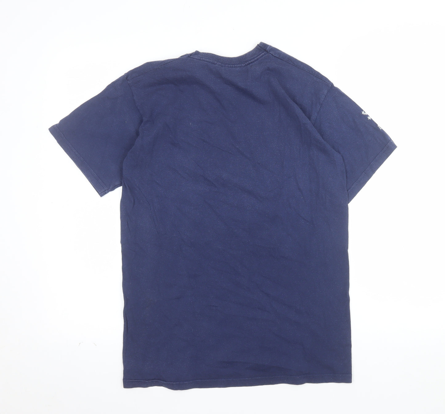 MFC Official Merchandise Men's Blue Small Crew Neck Graphic T-Shirt