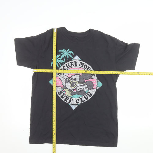 Hollister Men’s Black Mickey Mouse Surf Club T-Shirt XS
