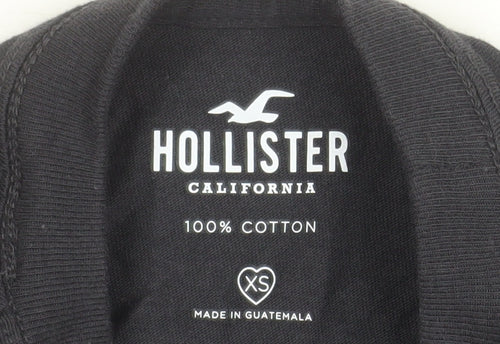 Hollister Men’s Black Mickey Mouse Surf Club T-Shirt XS
