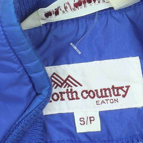 North Country Men’s Blue Nylon Windbreaker Jacket Size S