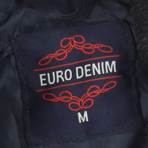 Euro Denim Men's Black M Padded Bodywarmer Waistcoat Outdoor Workwear