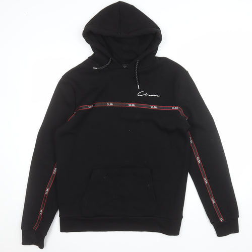 Closure London Men's Black Pullover Hoodie Size S Logo Streetwear