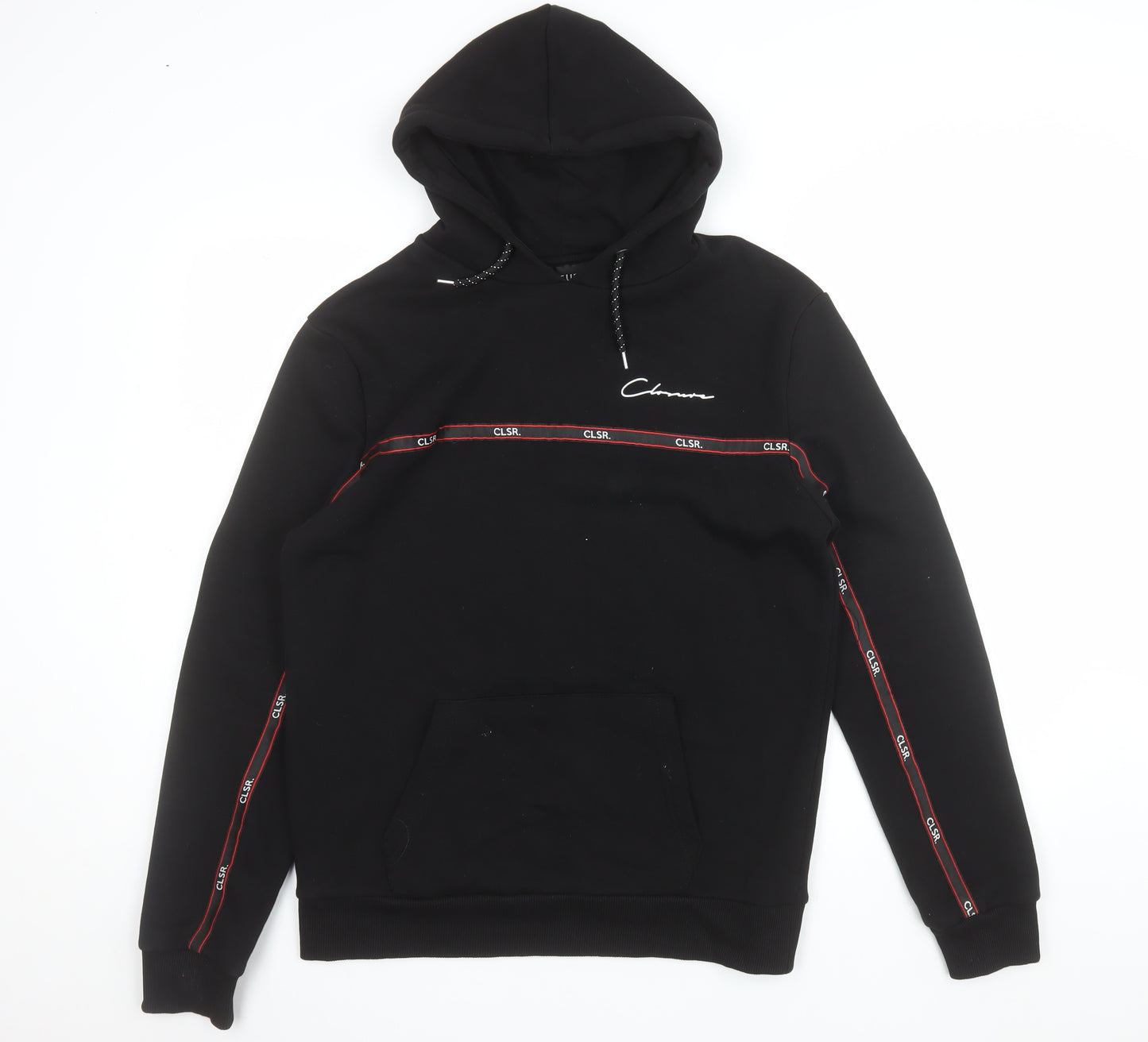 Closure London Men's Black Pullover Hoodie Size S Logo Streetwear