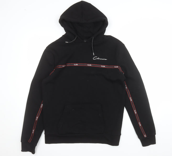 Closure London Men's Black Pullover Hoodie Size S Logo Streetwear
