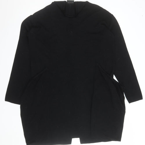 Bitte Kai Rand Women's Black Merino Wool V-Neck Cardigan M