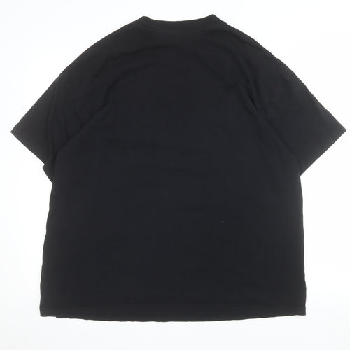 Dua Lipa H&M Divided Women's Black Graphic Music T-Shirt M