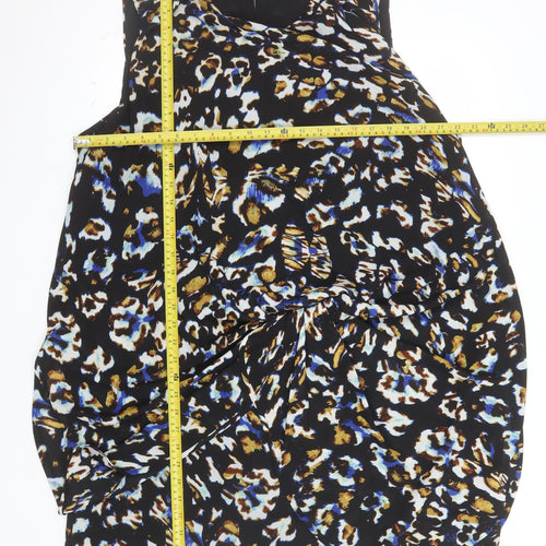Definitions Women's Multicoloured Animal Print Sheath Dress Size 22