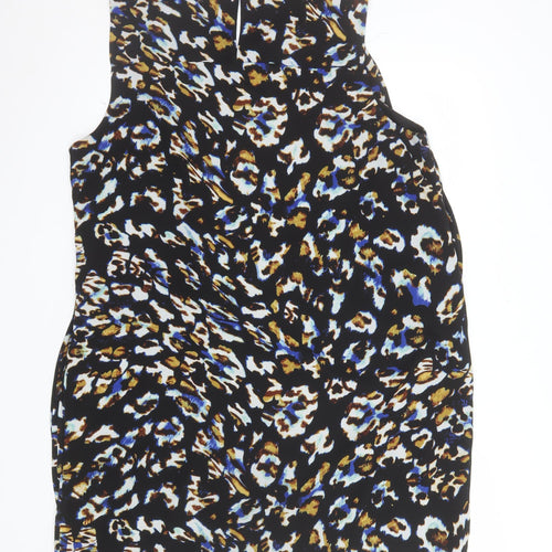 Definitions Women's Multicoloured Animal Print Sheath Dress Size 22