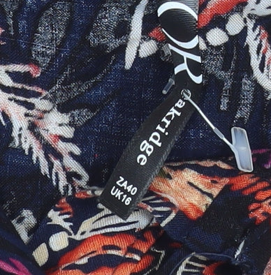 Oakridge Women's Multicoloured Floral Shift Dress Size 16
