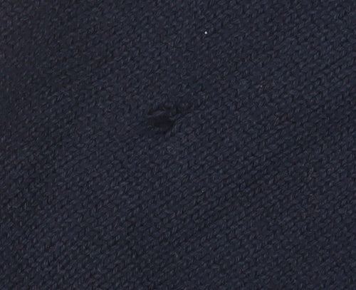 Crew Clothing Company Men's Blue Half Zip Cotton Jumper M