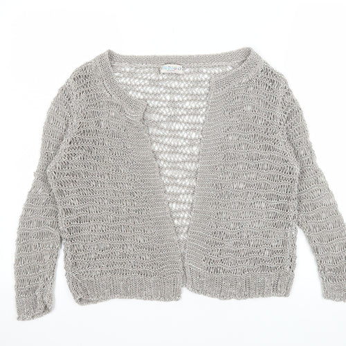 Marks & Spencer Women’s Silver Open Knit Cardigan Size 12