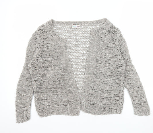 Marks & Spencer Women’s Silver Open Knit Cardigan Size 12