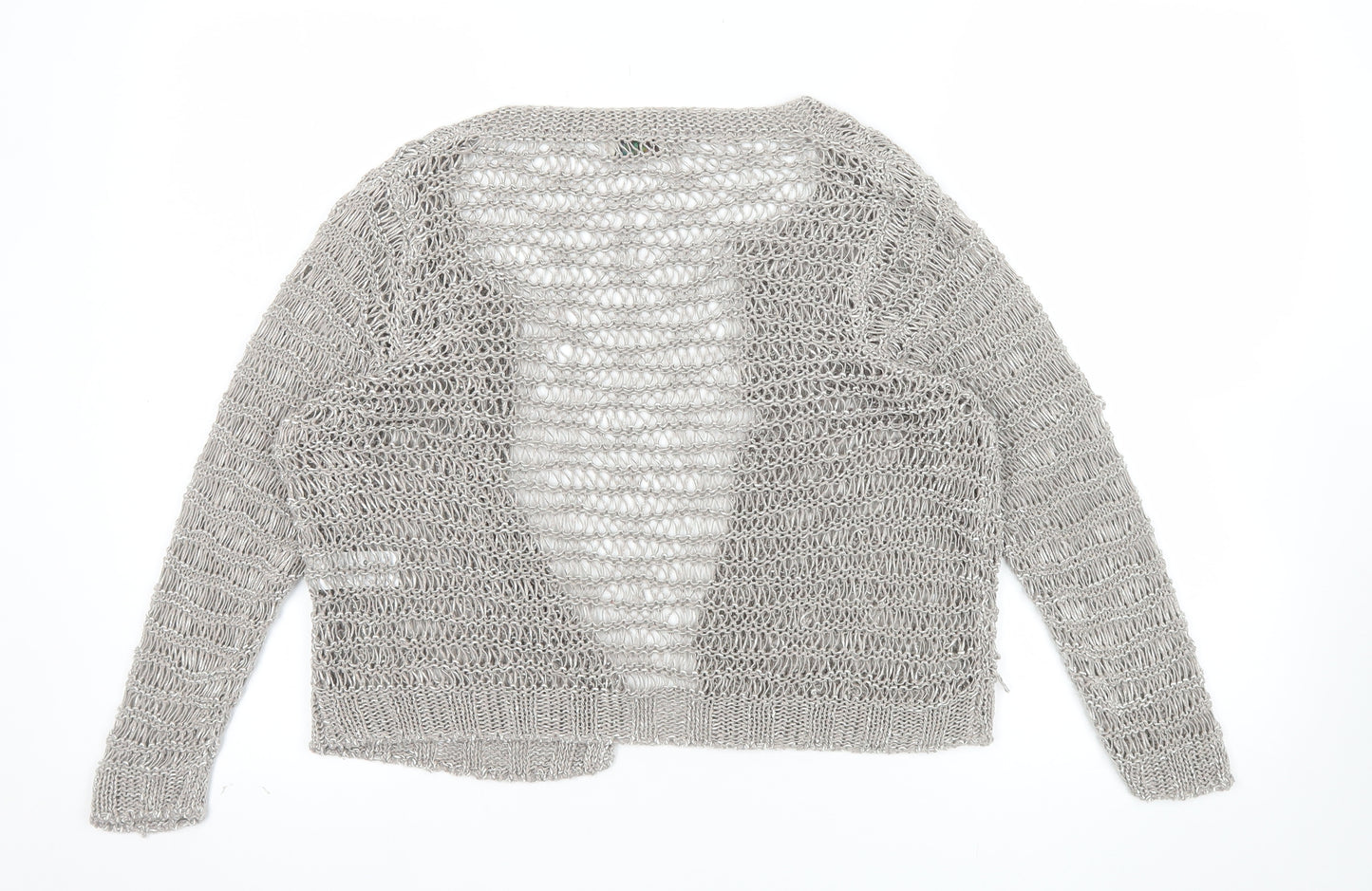 Marks & Spencer Women’s Silver Open Knit Cardigan Size 12